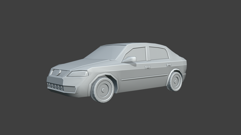 3D-Modell Fluchtwagen